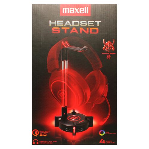 Soporte Maxell Para Auriculares Ca Hs Con Usb