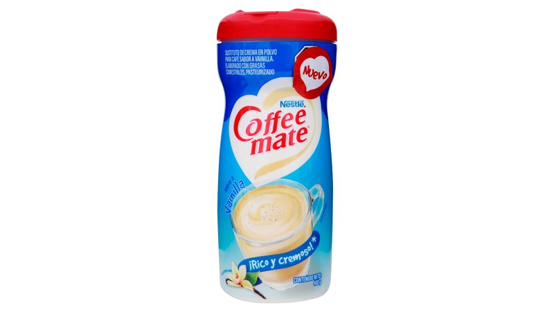 Sustituto de crema para café Coffee Mate en polvo sabor vainilla 400 g