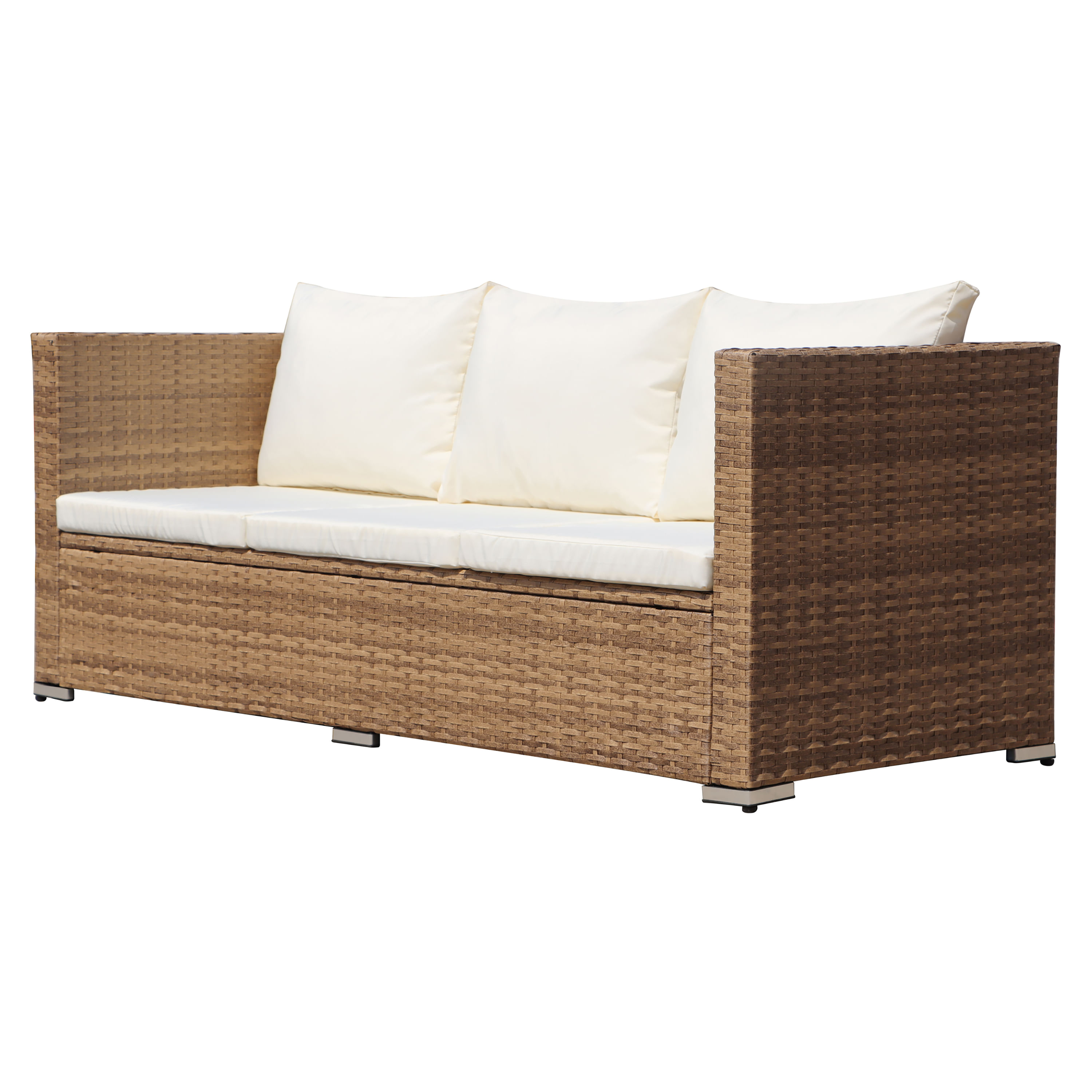 Comprar Ht Set Sala L Beige Rattan Walmart El Salvador