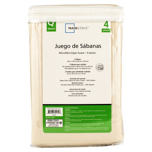 Set De Sabanas Queen Beige