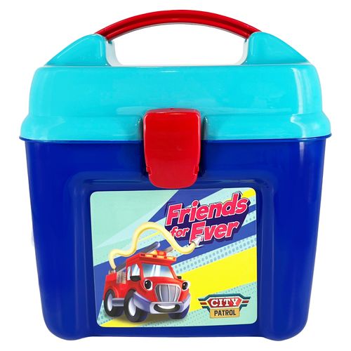 Lonchera Tacoplast Para Niño Tipo Hielera City Patrol Con Accesorios Surtido Colores