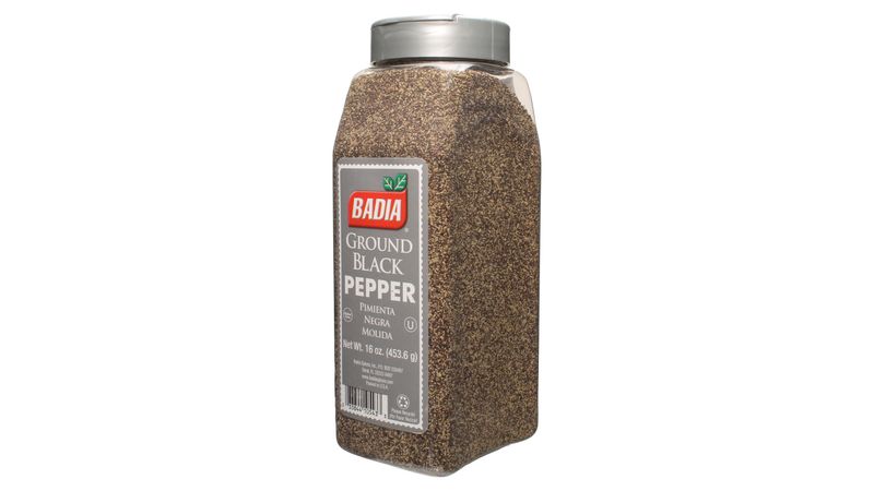 BADIA - Ground Black Pepper 16 oz - Pimienta Negra Molida
