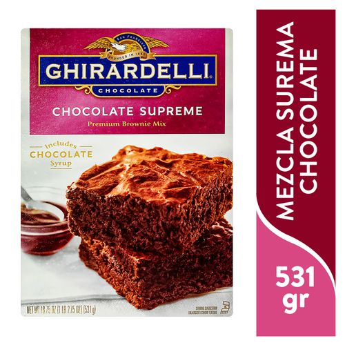 Mezcla Guirardelli Supreme Brownie - 531 g