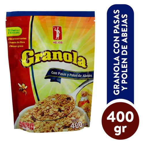 Granola Helios con Pasas y Polen Abeja - 400 g
