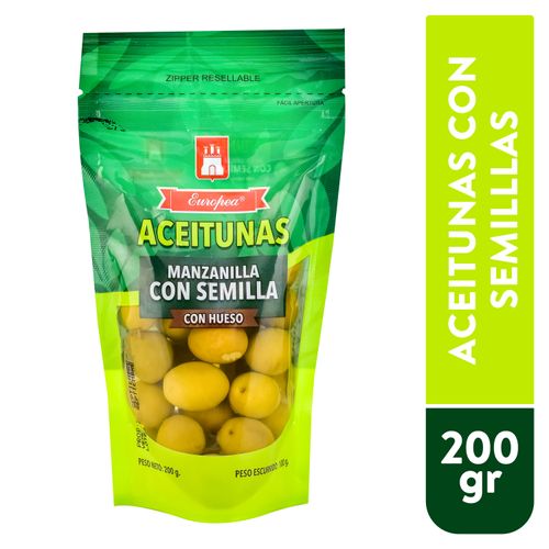 Aceituna Europea Con Hueso - 100 g