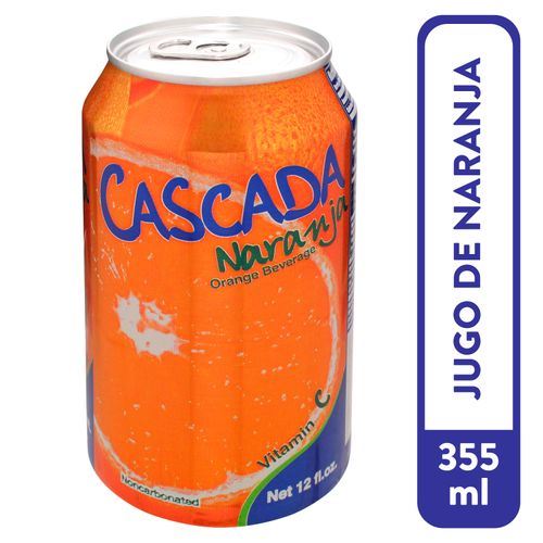 Bebida Cascada Naranja Lata 355 ml