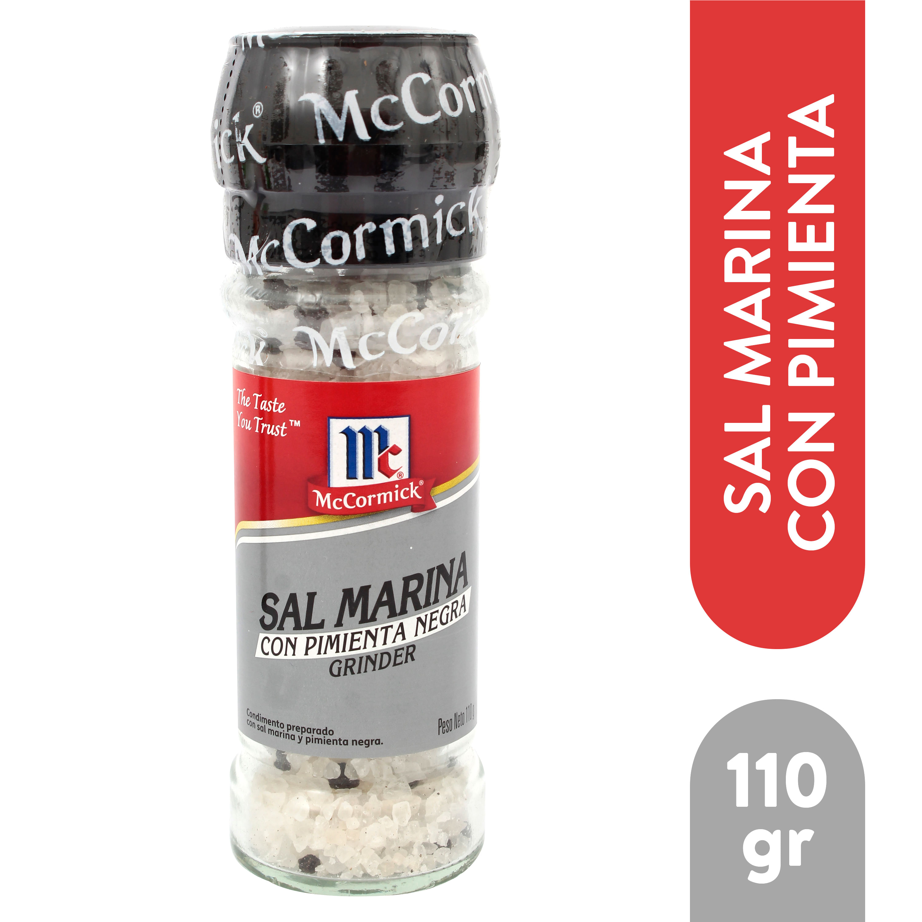 McCormick® Black Peppercorn Grinder (molinillo de pimienta negra)