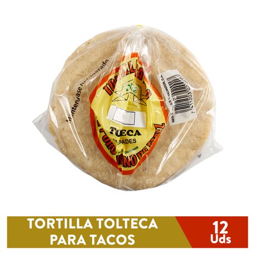 Tortilla Tolteca Para Tacos - 12 Unidades