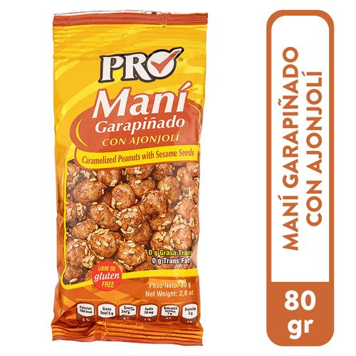 Mani Pro Garapinado Ajonjoli 80 g