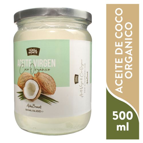 Aceite De Coco Virgen Orgánico Natural 360ml