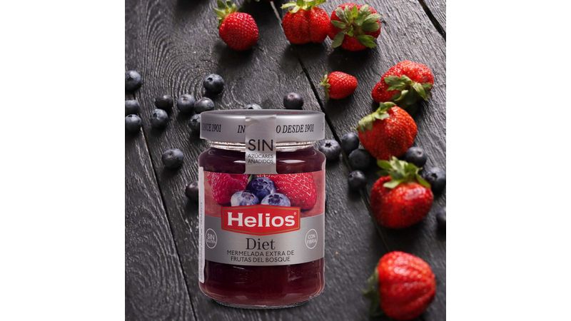 Mermelada Helios Sin Azúcar Fruta 60% De España Con Amor