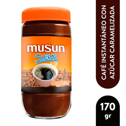 Musun® Suave Café Instantáneo Frasco 170 g