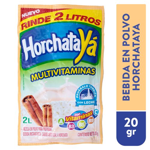 Jugos Ya En Polvo Horchata 18 g