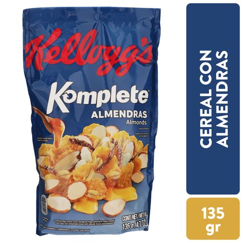 Cereal Komplete Almendra Bolsa -135 g