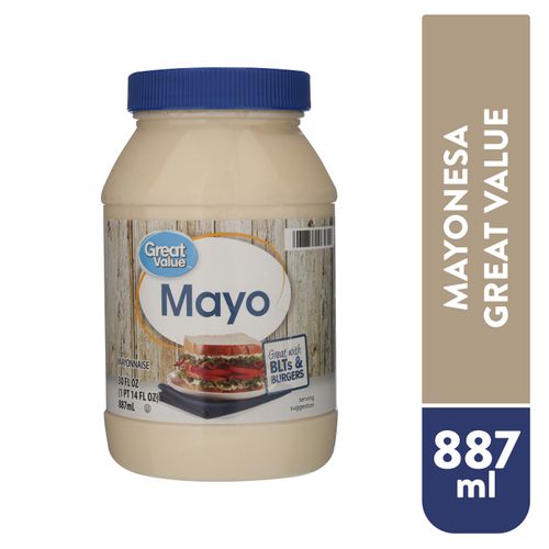 Mayonesa Great Value - 887ml