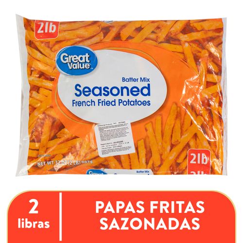 Papa Frita Great Value Sazonada Pequeño - 907 g