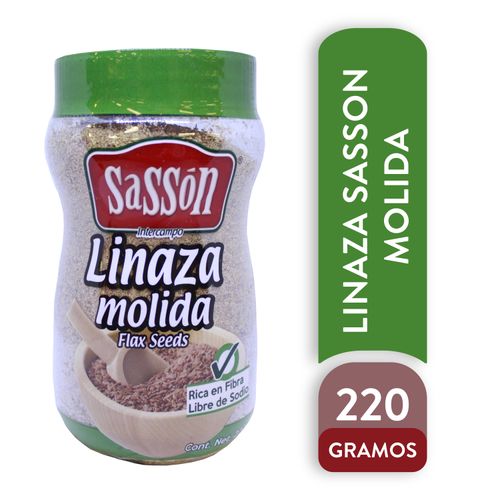 Linaza Molida Sasson En Frasco - 220 g