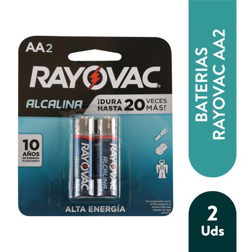 Bateria Alcalina Rayovac Aa 2U