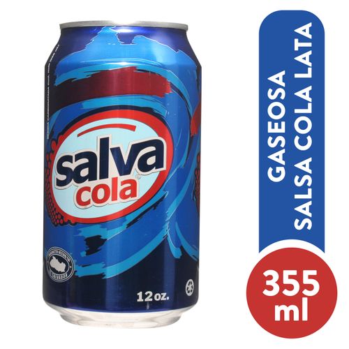 Gaseosa Salva Cola Lata - 355 ml