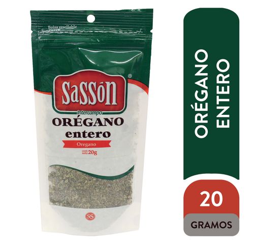 Especia Sasson Oregano Entero - 20 g