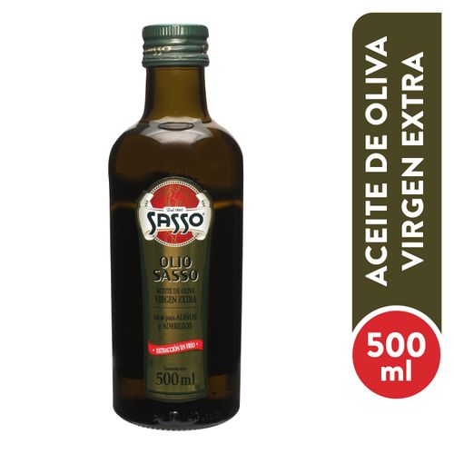 Aceite Sasso Extra Virgen Vid 500 ml