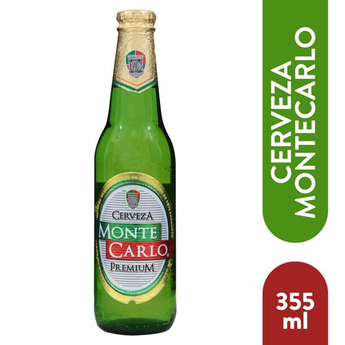 Cerveza Monte Carlo Botella Unidad 355 ml