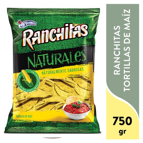 Boquitas Yummies Ranchitas Natural - 750 g