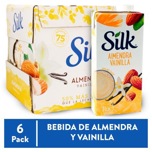 Bebida Silk Almendra Vaini Sa 6pk 5676 ml