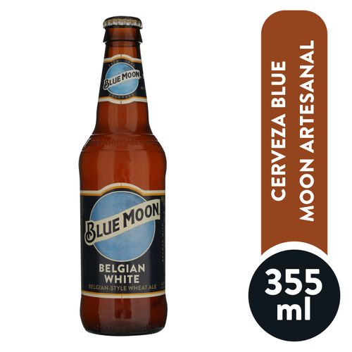 Cerveza Blue Moon Vidrio 355 ml