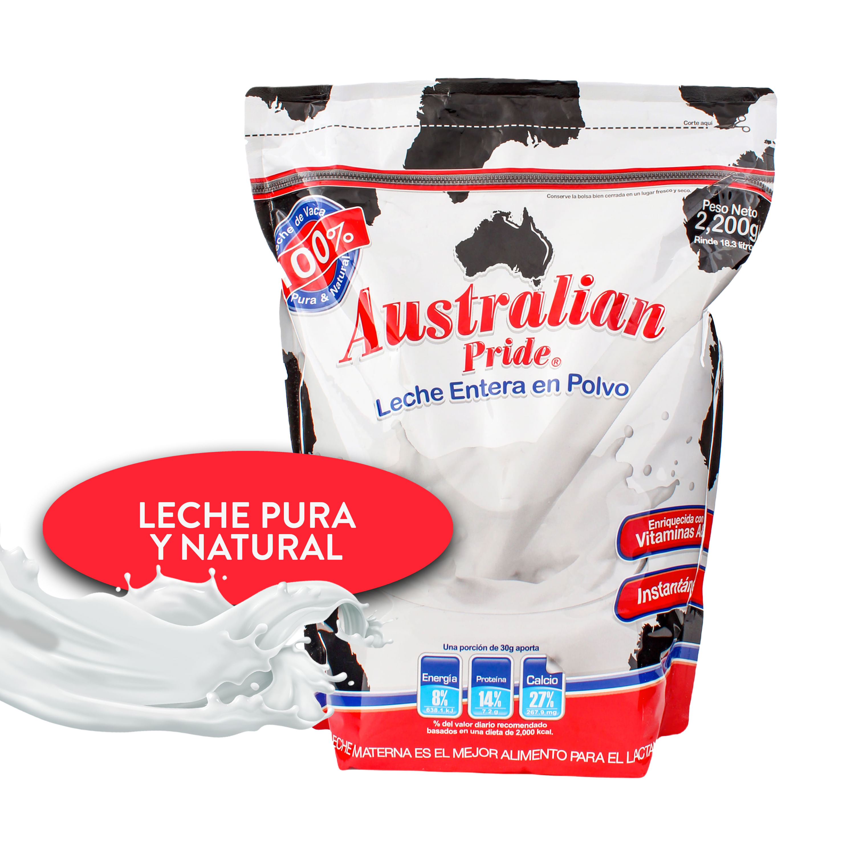 Comprar Leche Australian Entera UHT - 1 Litro