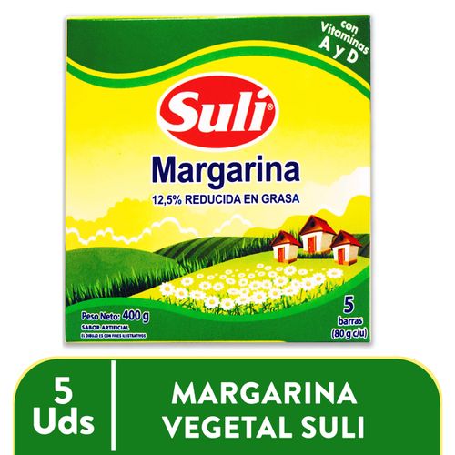Margarina Suli Regular Baja Grasa 400Gr