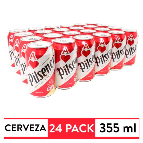 Cerveza Pilsener en Lata 24 Pack - 355ml
