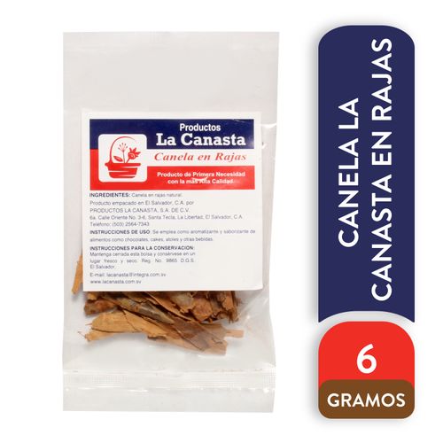 Canela La Canasta En Rajas 6 g