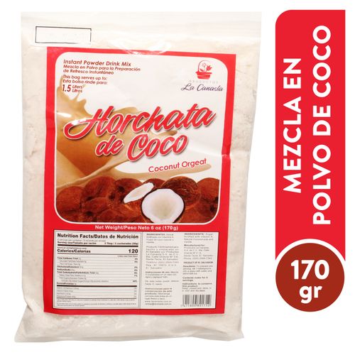 Bebida La Canasta Horchata De Coco - 170 g