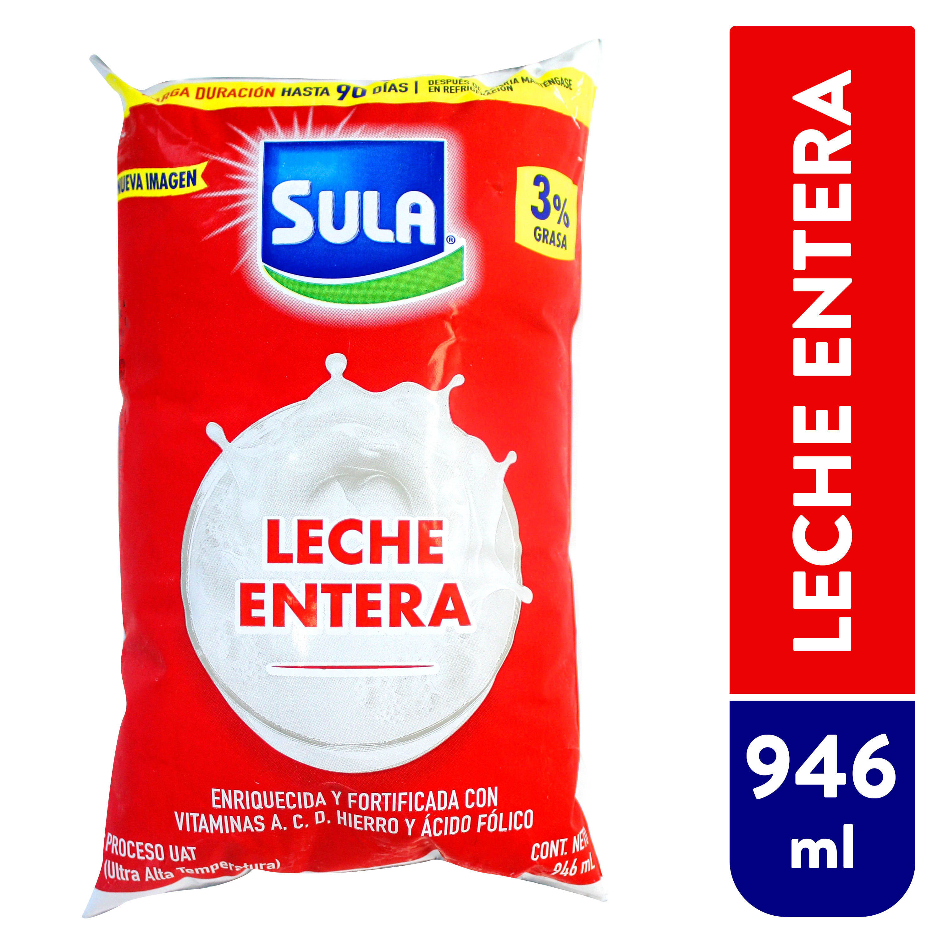 Comprar Leche Entera Sula Bolsa 946Ml