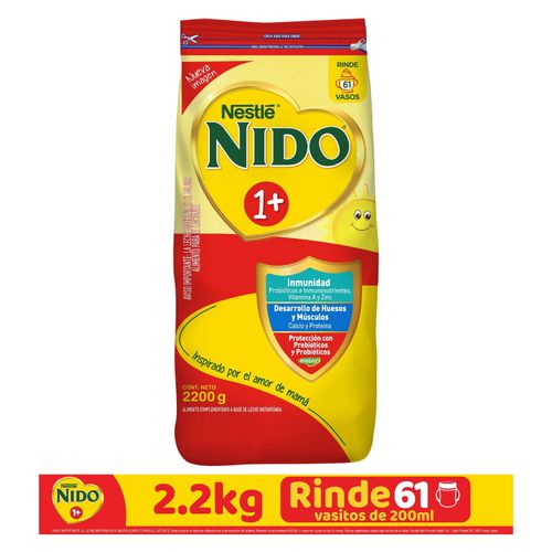 Nestlé® Nido® 1+ Protección®  Alimento Complementario A Base De Leche Instantánea Bolsa 2.2Kg