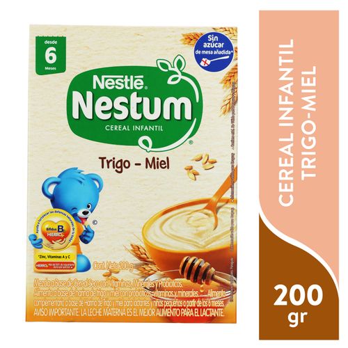 Cereal Infantil Nestum Trigo Miel 200 Gr