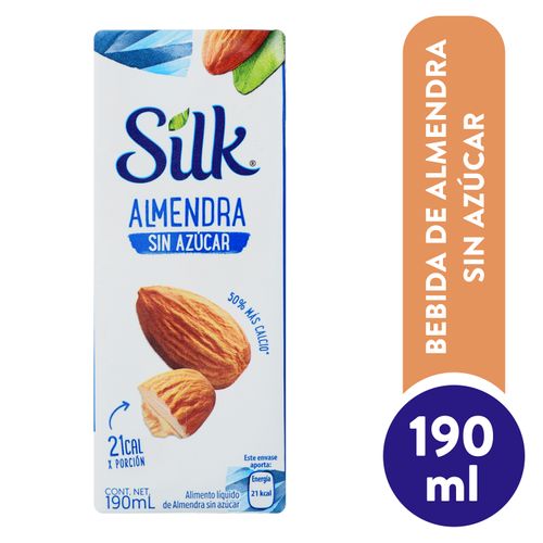 Leche Silk Almendra Original 190 ml