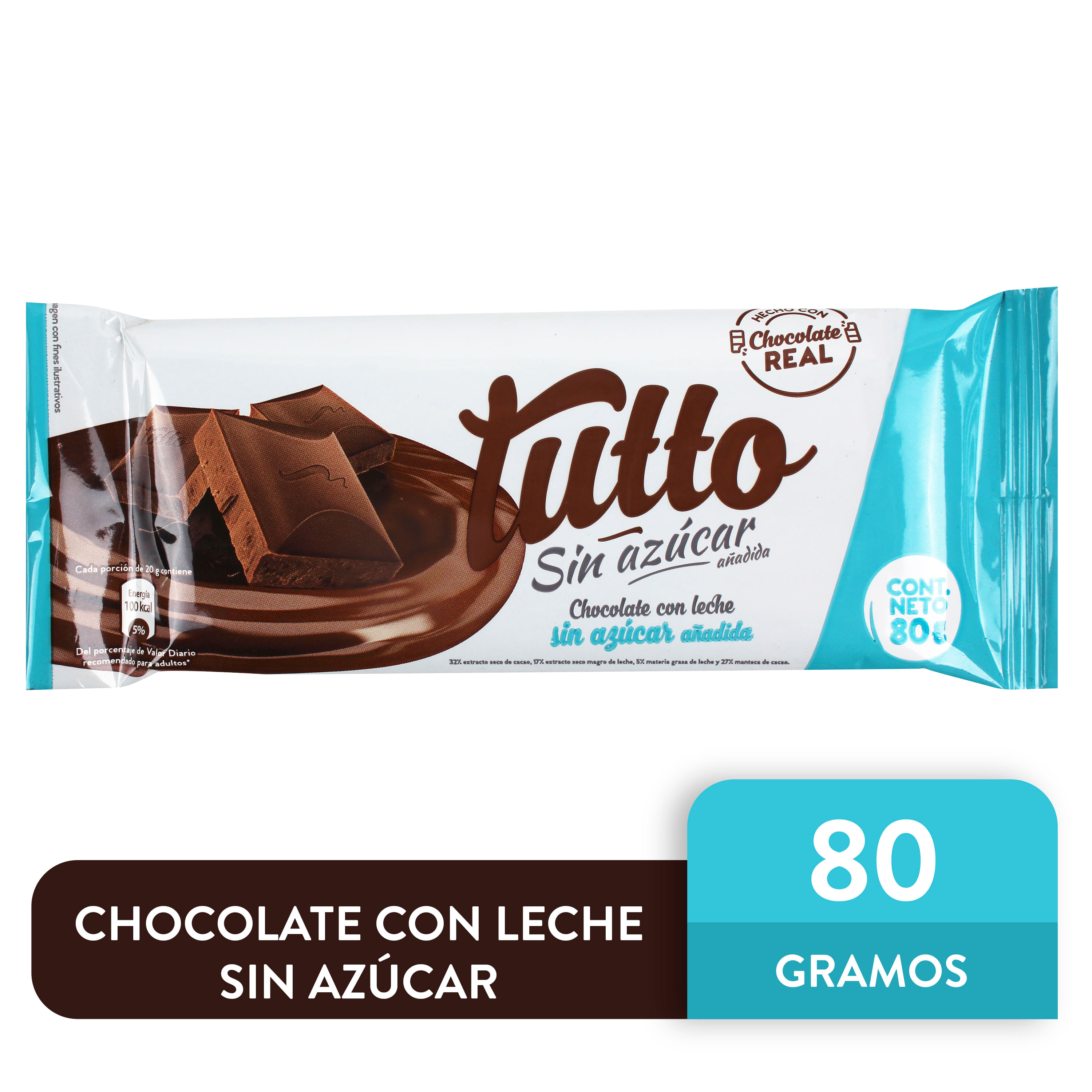 Chocolate blanco sin azúcar ni lácteos - NUTRIRTE