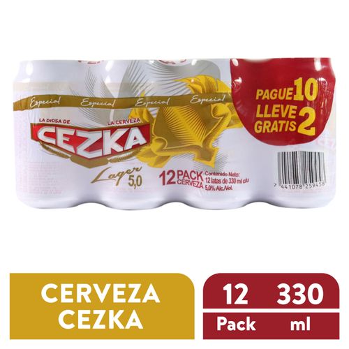 Cervez Cezka Pague10 Lleve12 Lat - 330ml
