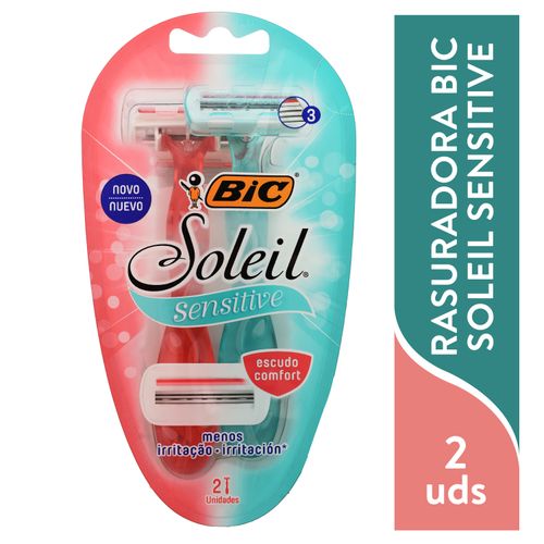 Rasuradora Desechable Bic Soleil Sensitive - 2 Unidades