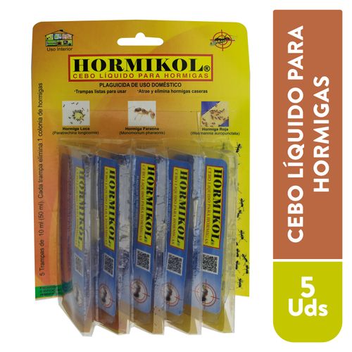 Cebo Líquido Hormikol Eliminador De Hormigas 50 ml