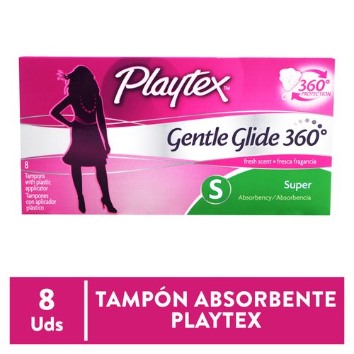 Tampon Playtex Con Desodorante Super - 8Nunidades