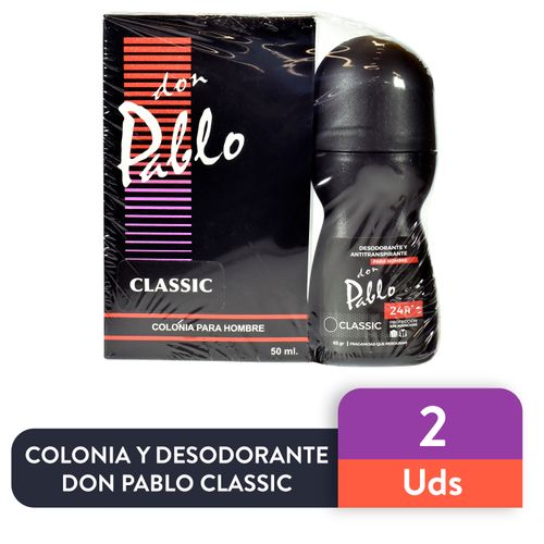 Colonia Don Pablo Classic Mas Roll On - 50Ml