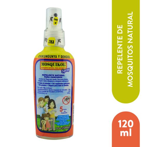 Spray Mosquikol Repelente Natural Para Mosquitos 4Oz