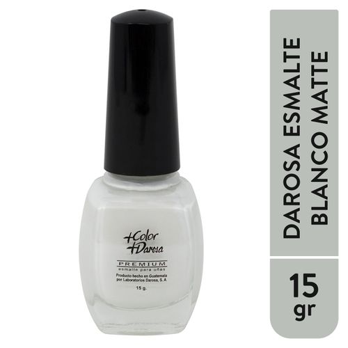 Esmalte Darosa Plus Blanco Mate 15 g