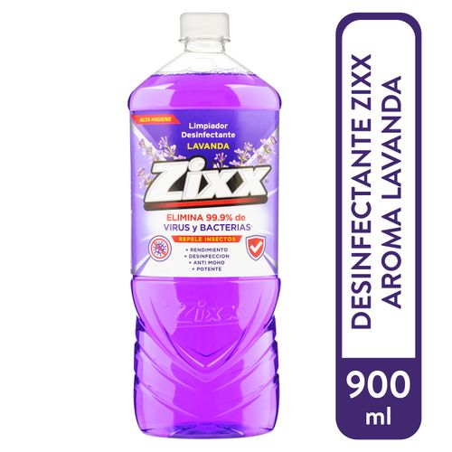 Desinfectante Zixx Limpiador Lavanda - 900 ml