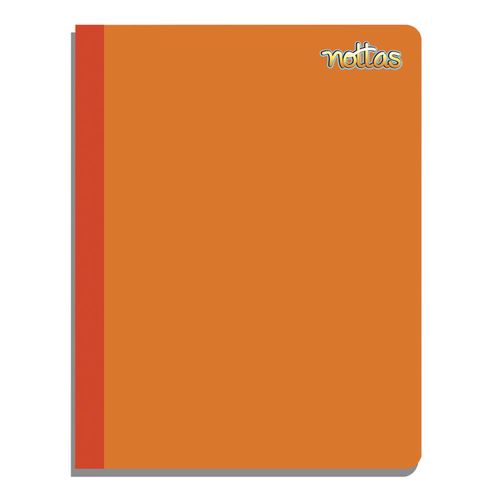 Cuaderno Nottas Cosido Pequeño Cuadros 8 mm Naranja - 100 Hojas