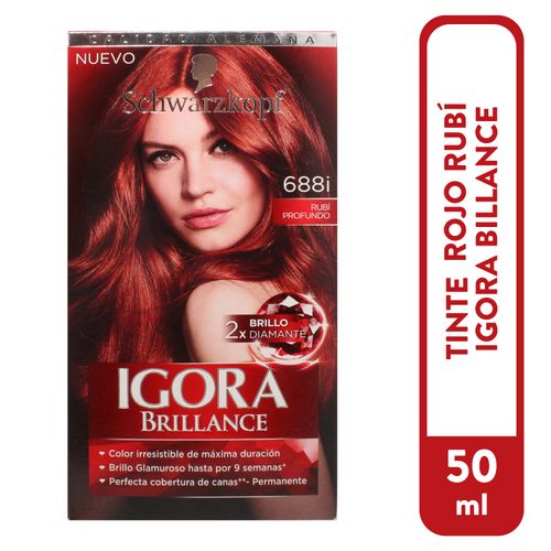 Tinte Igora Brillance 688 Rojo Rubi 1Und