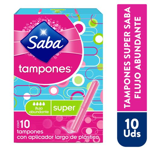 Tampones Saba Estilos Super - 10 Unidades